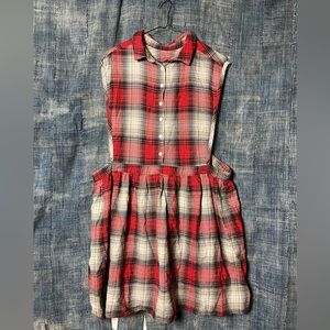 Plaid ASOS Curve Flannel Dress